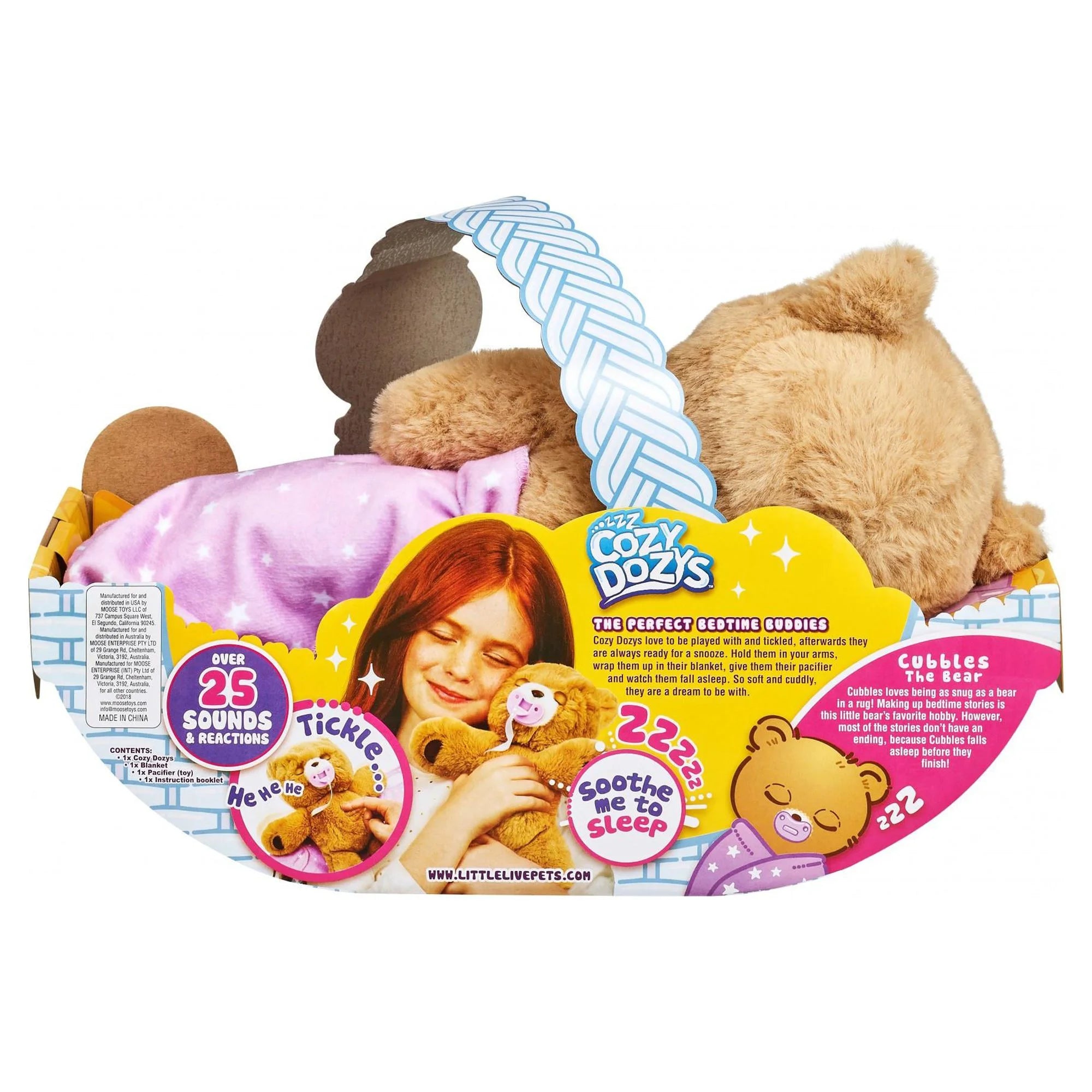 Cozy Dozy Cubbles the Bear with 25 Sounds and Reactions E1382