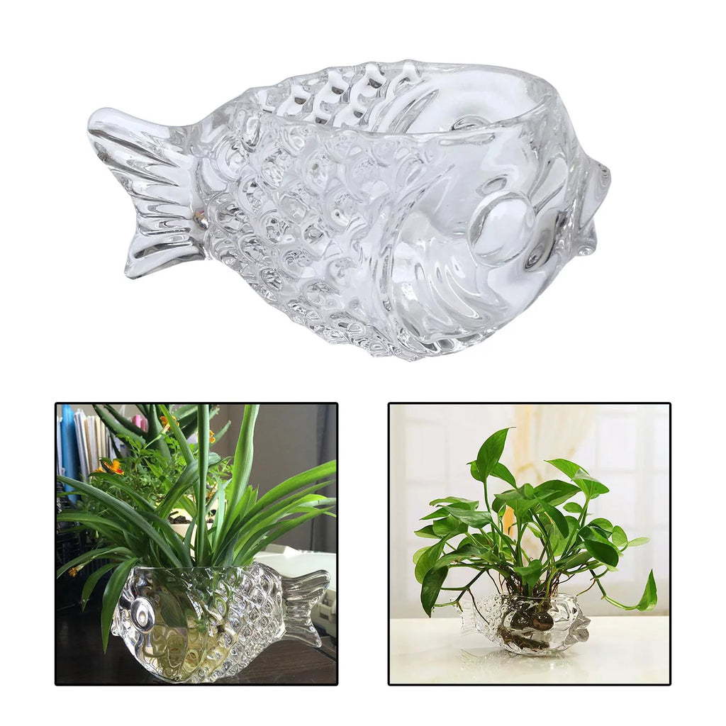 Fish Shaped Cocktail Glass, Clear, Medium V2412