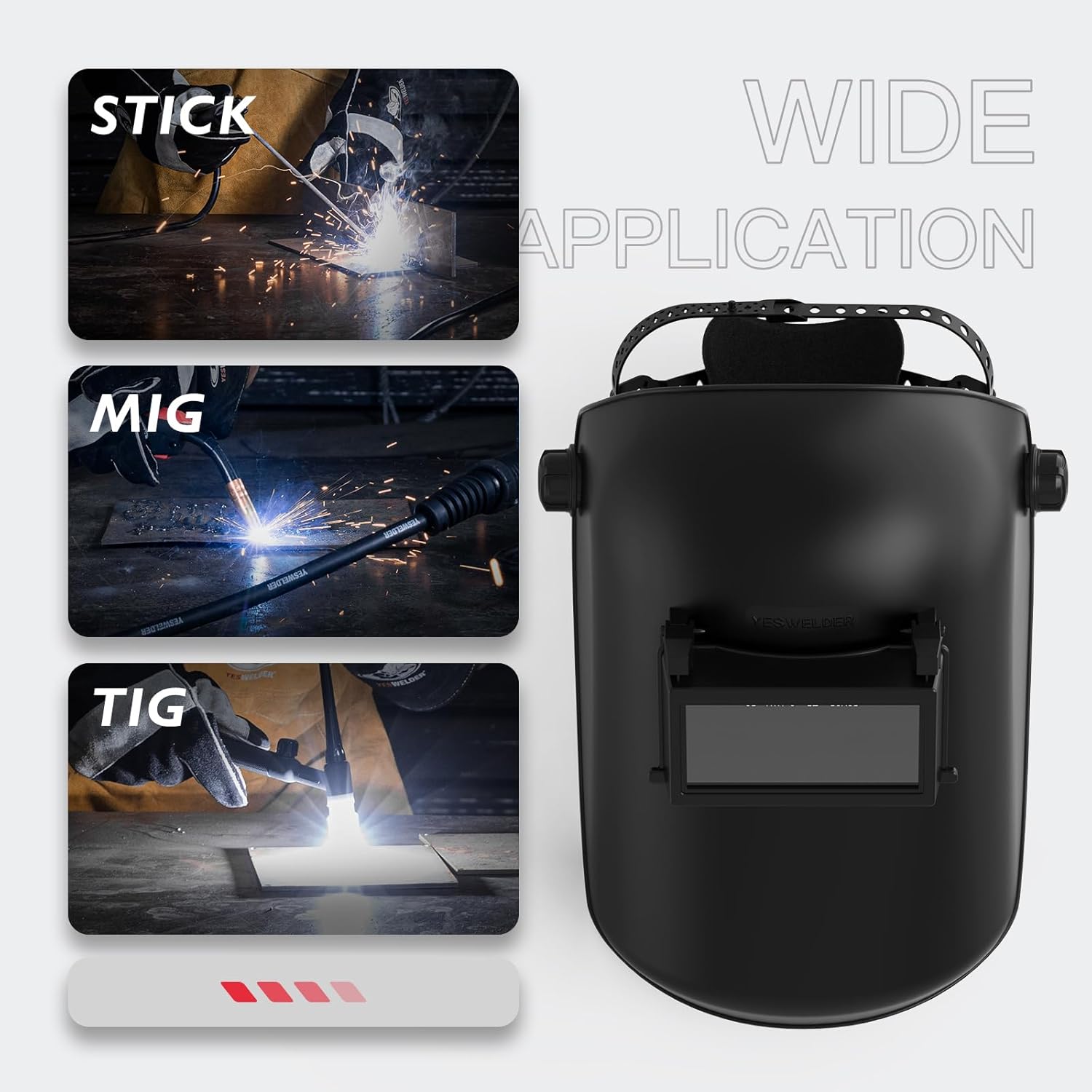 Stick Welder 205Amp with Lift TIG Torch, Dual Voltage Portable Welding Machine D1630
