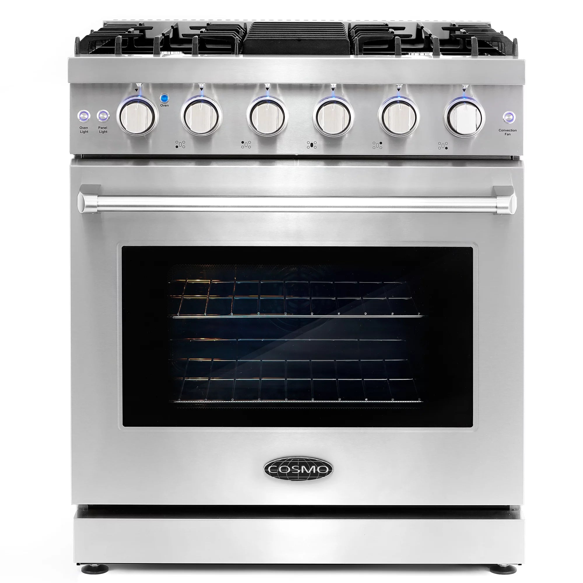 2 Piece Kitchen Appliance Package with 30" Gas Range & French Door Refrigerator X766