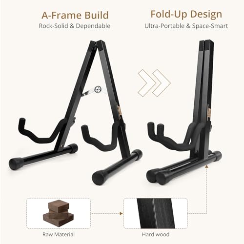 Foldable Hardwood Guitar Stand N691996