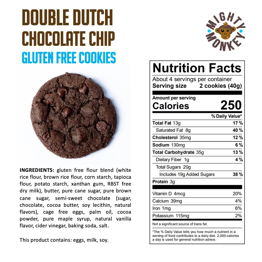 Soft & Chewy Chocolate Chip Cookies, Gluten Free, 7.4 oz (3 Pack) H613131