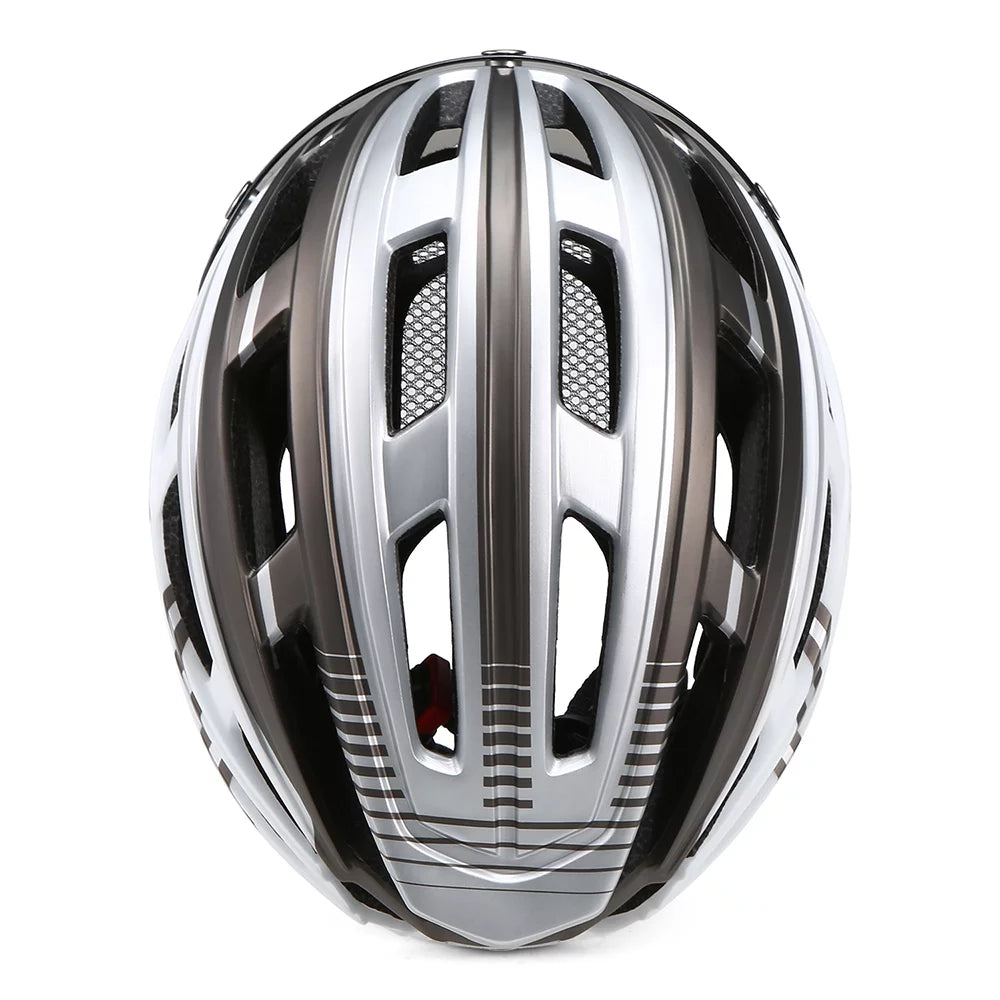 Mountain Bike Helmet with Back Light and Detachable Visor N683165