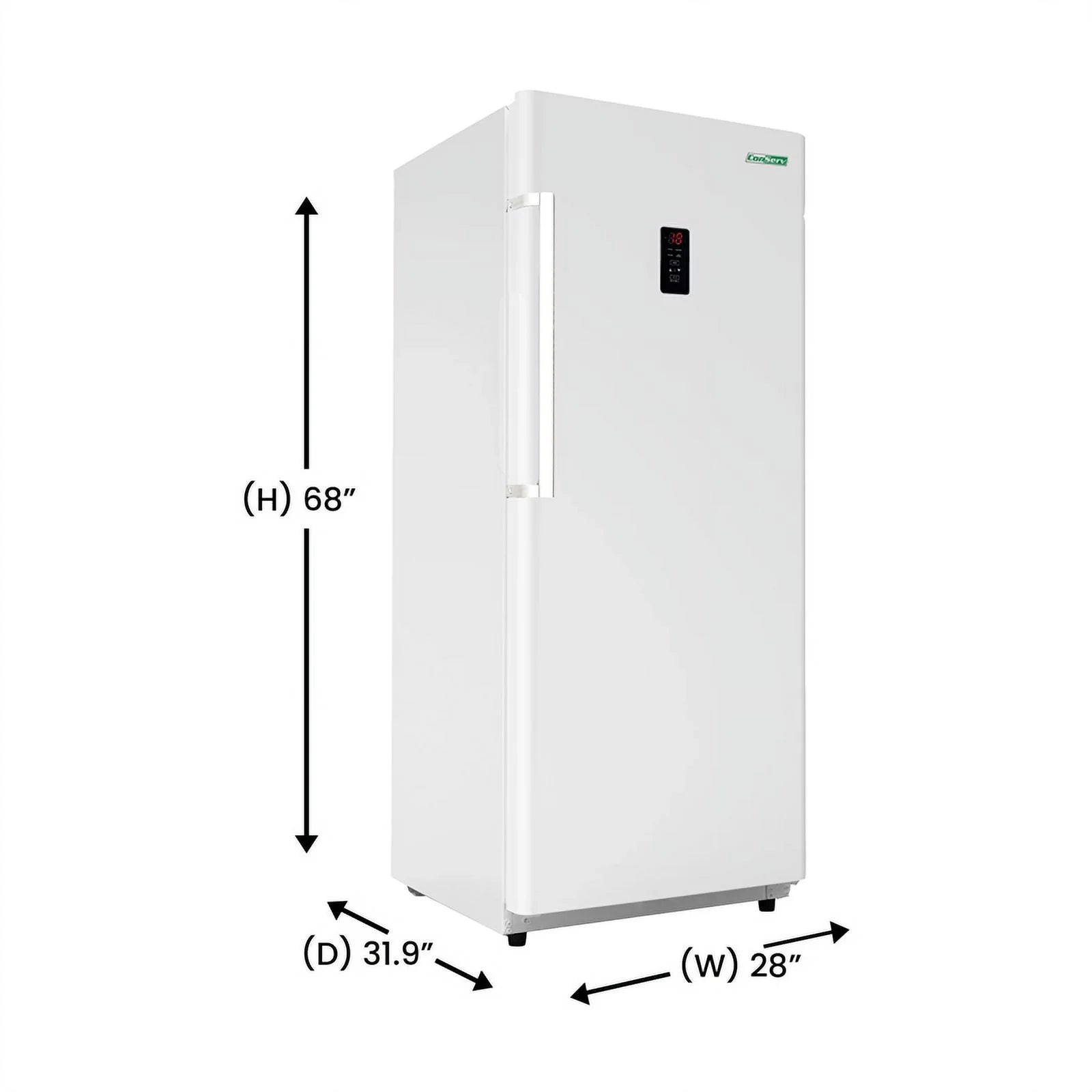 17 cu.ft. Convertible Upright Freezer Refrigerator in White X269019