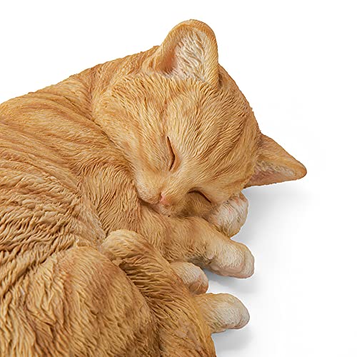 Resin Cat Garden Statue for Indoor Outdoor Decor I71634