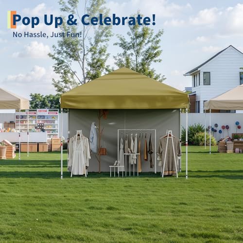 Pop Up Canopy Tent with Roller Bag and Adjustable Height O962