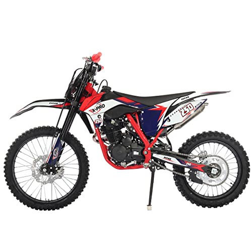 250cc Dirt Bike, 5-Speed Manual, Electric/Kick Start, 21"/18" Wheels V39817