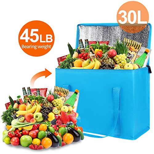 Insulated Food Delivery Bag Hot Cold Meal Carrier Cooler Tote K646948