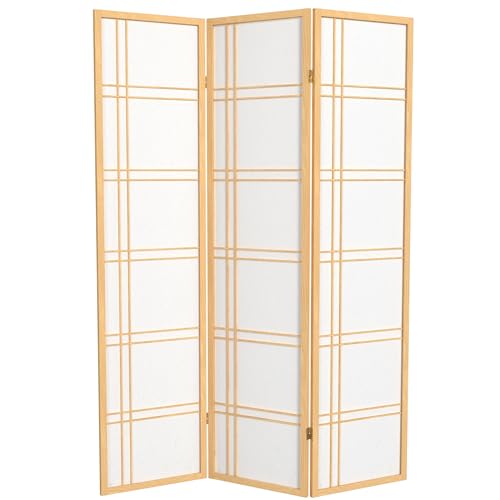 6 Panel Honey Room Divider X65165