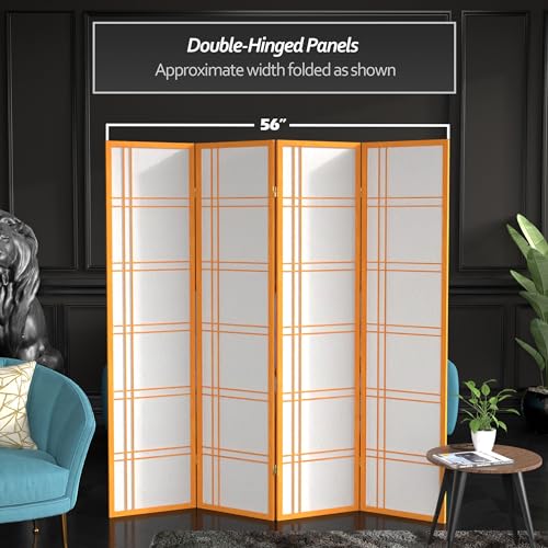 6 Panel Honey Room Divider X65165