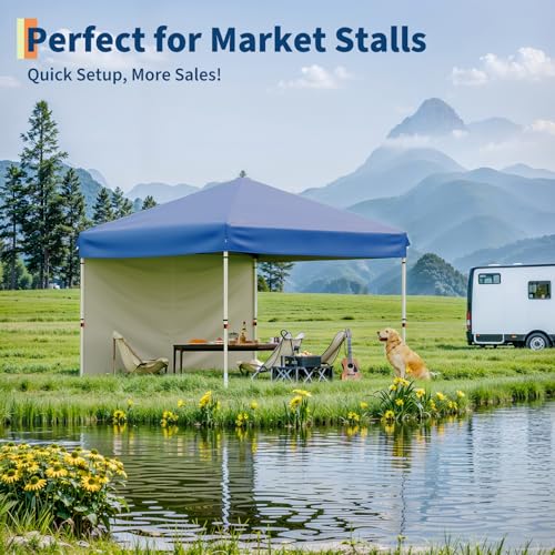 Pop Up Canopy Tent with Roller Bag and Adjustable Height O962