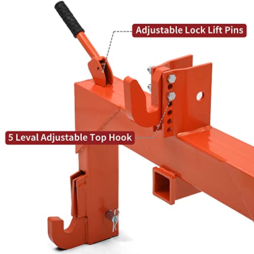 3 Point Quick Hitch, 3000 lbs 2" Receiver for Category 1 & 2 Tractors U55859