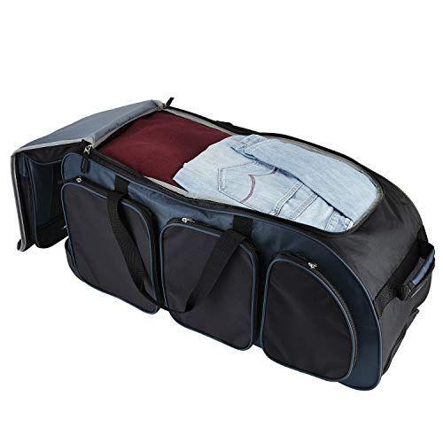 30 Inch Multi-pocket Rolling Duffel Bag C5180