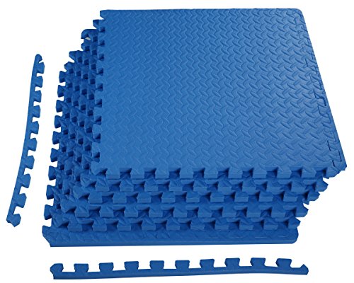 Puzzle Exercise Mat with EVA Foam Interlocking Tiles for MMA, Gymnastics and Home Gym N211438