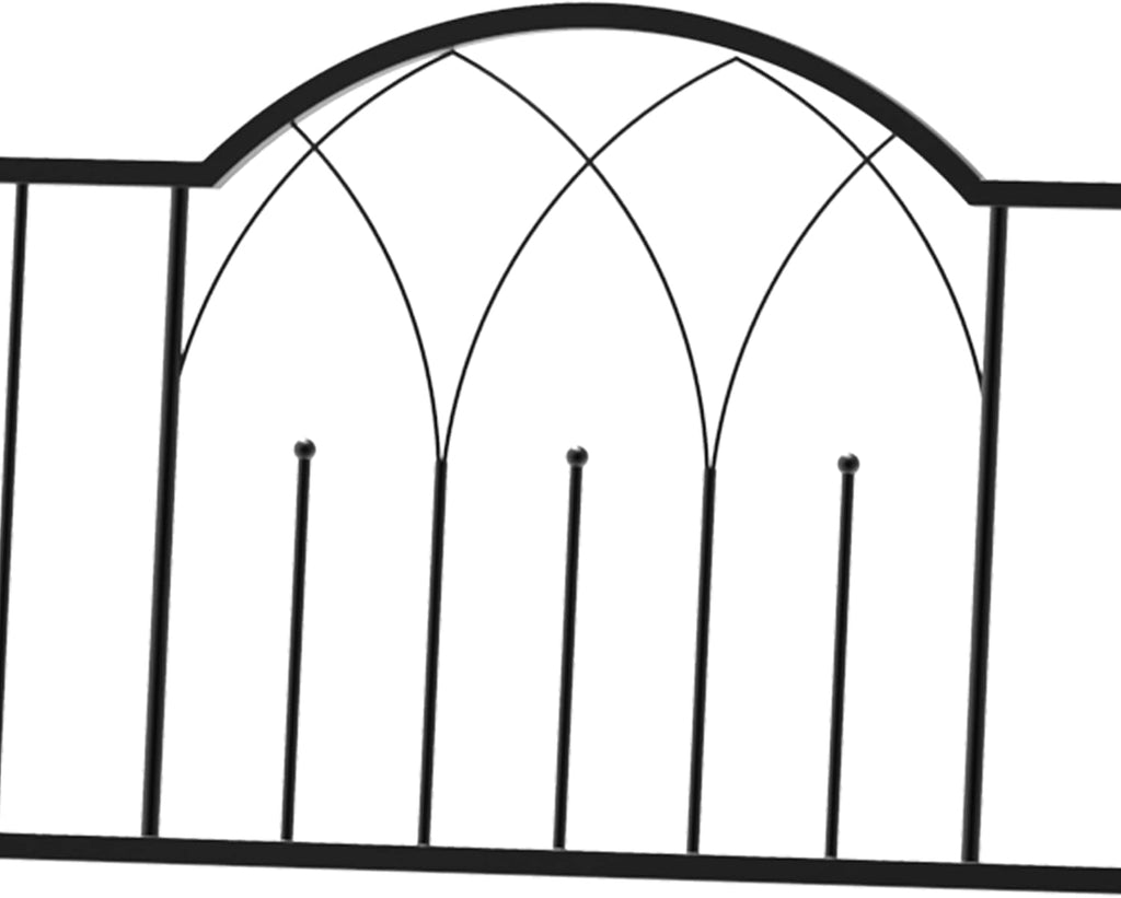 Metal Trellis Arbor Arch with Garden Bench for Climbing Plants F302771