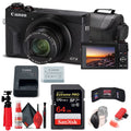 Canon PowerShot G7 X Mark III Digital Camera (Black) (3637C001), 64GB Card, Card Reader, Soft Bag, Flex Tripod, Hand Strap, + More (International Model)