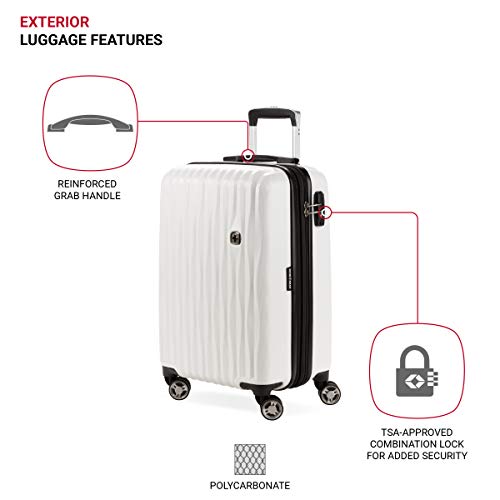 Expandable Hardside Carry-On Luggage with Spinner Wheels and TSA Lock F31623
