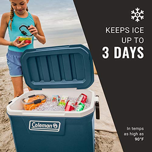 Insulated Portable Hard Cooler, Leak-Resistant, Keeps Ice up to 5 Days V620