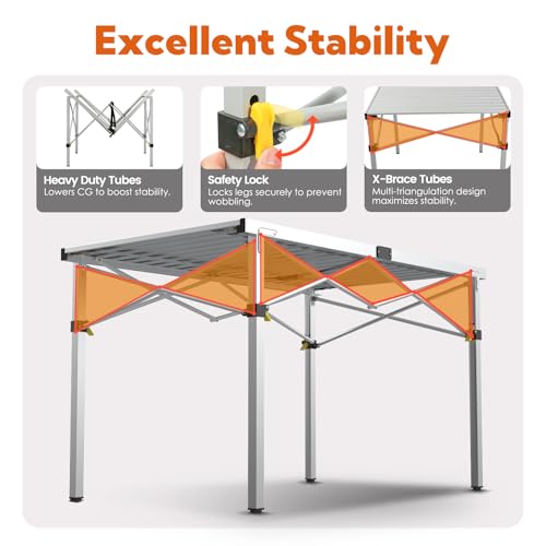 Foldable Camping Table for 2-6 Person with Carry Bag K7030