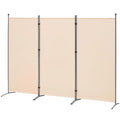 Spurgehom 3 Panel Room Divider Folding Partition Privacy Screens, Freestanding Fabric Room Panel Portable Room Partition Wall Dividers for Home Office Restaurant, 102" W X 71" H (Black)