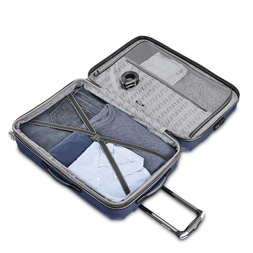 Hardside Expandable Carry-On Luggage with Spinner Wheels, Black, 20-Inch S82043