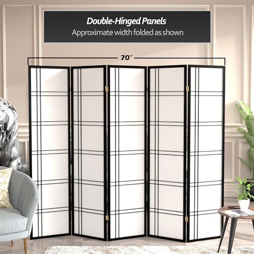 6 Panel Honey Room Divider X65165