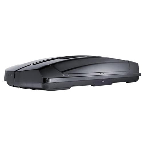 Roof Cargo Carrier, 18 Cubic Feet, Hard Shell, Dual-Sided Opening C75445