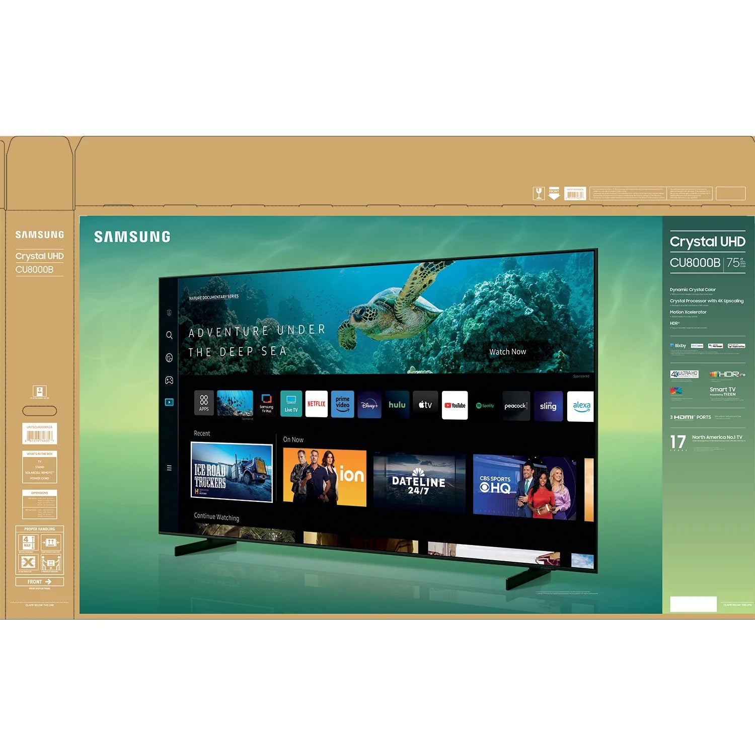 75" Crystal UHD 4K Smart Television U261819