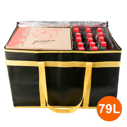 Insulated Food Delivery Bag Hot Cold Meal Carrier Cooler Tote K646948