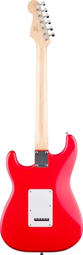 Stratocaster Electric Guitar Bundle with Amplifier, Gig Bag, Strap, Cable, Picks, and DVD S5583
