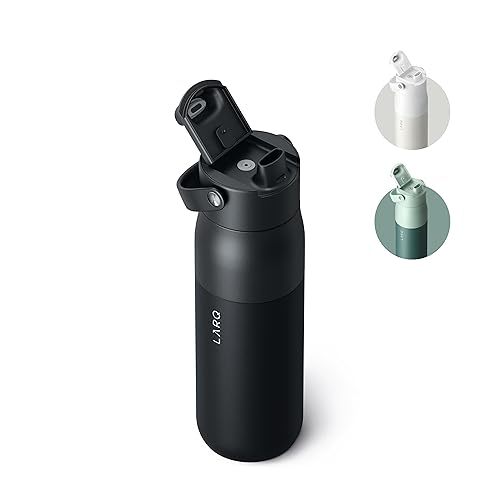 Insulated Stainless Steel Water Bottle 34oz with Silicone Handle L348874