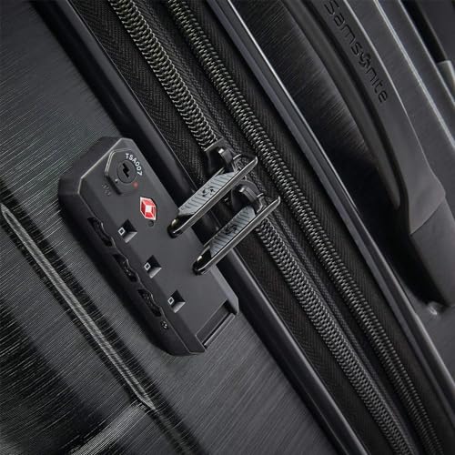 Hardside Expandable Carry-On Luggage with Spinner Wheels, Black, 20-Inch S82043
