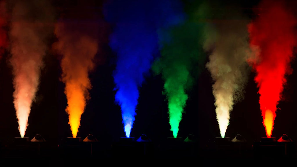 Fog Machine with RGBA+UV LED Effects J33838