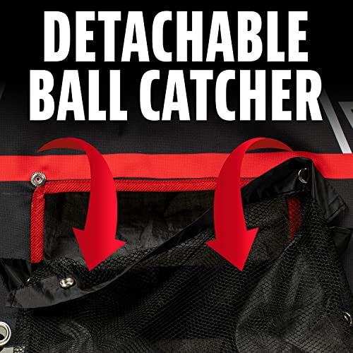 Baseball Pitching Target and Rebounder Net - 2-in-1 Pitch Trainer with Return Screen V5072