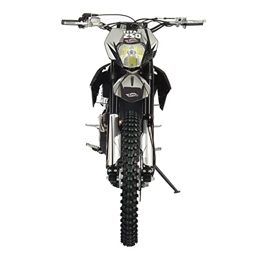250cc Dirt Bike, 5-Speed Manual, Electric/Kick Start, 21"/18" Wheels V39817