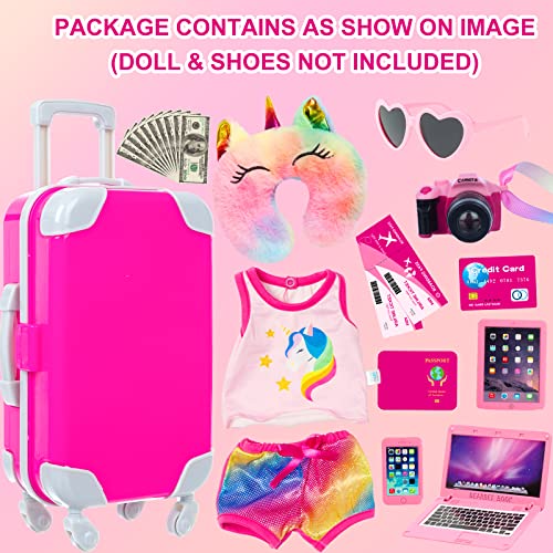 18 inch Doll Clothes and Accessories Travel Play Set Q23832