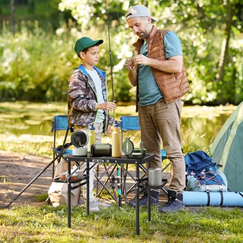 Folding Camping Table Small 2ft Portable Aluminum W647