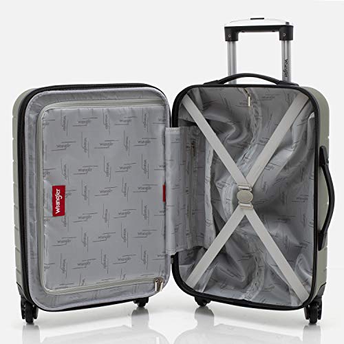 Smart Luggage Set with Cup Holder and USB Port, 20-Inch Carry-On K967