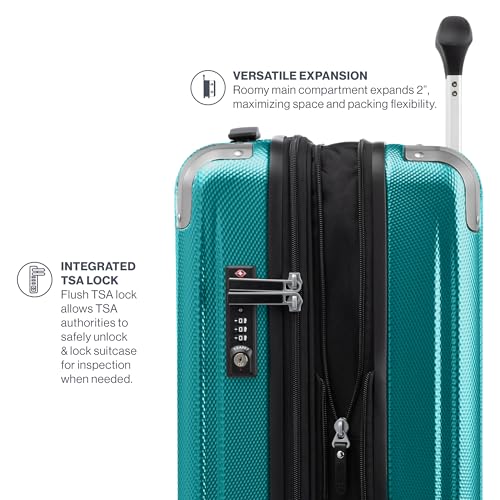 Hardside Expandable Carry-On Luggage with 8 Spinner Wheels, 21 Inch N246