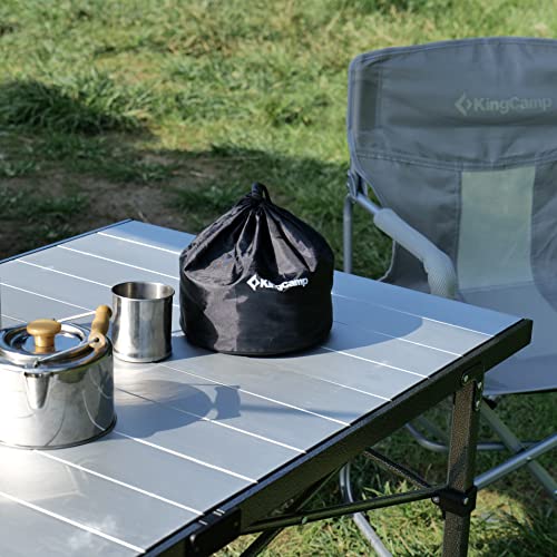 Folding Camping Table Portable Aluminum Roll Up Lightweight for Outdoor Picnic F98743