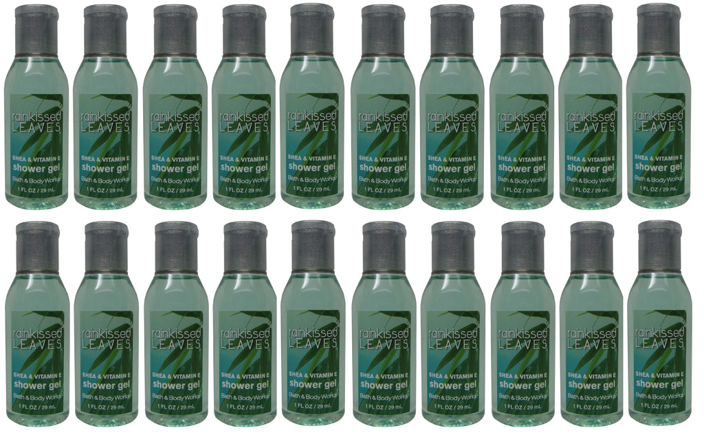 Bath and Body Works Rainkissed Leaves Shower Gel. Lot of 20 Bottles. 20oz Total