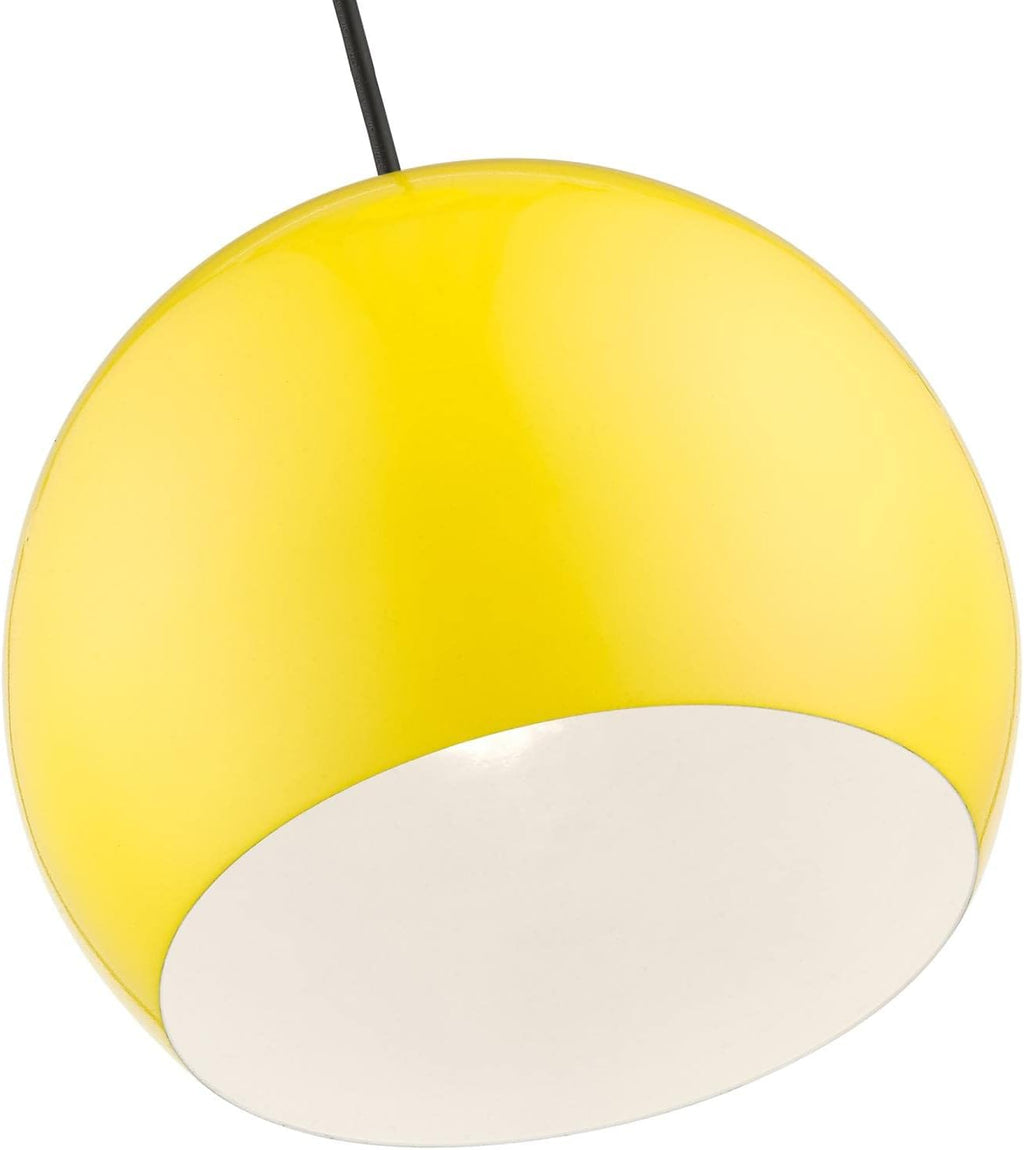 Globe Pendant Light, Industrial Style, 15 Inches Tall E67214