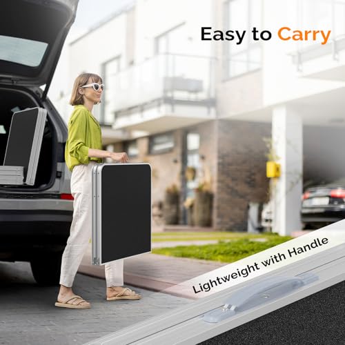 3ft Aluminum Folding Camping Table with Carrying Handle L179408