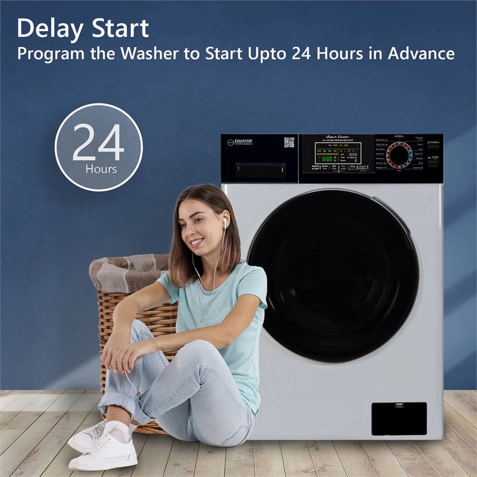 Compact 110V Combo Washer Dryer 18 lbs D646893