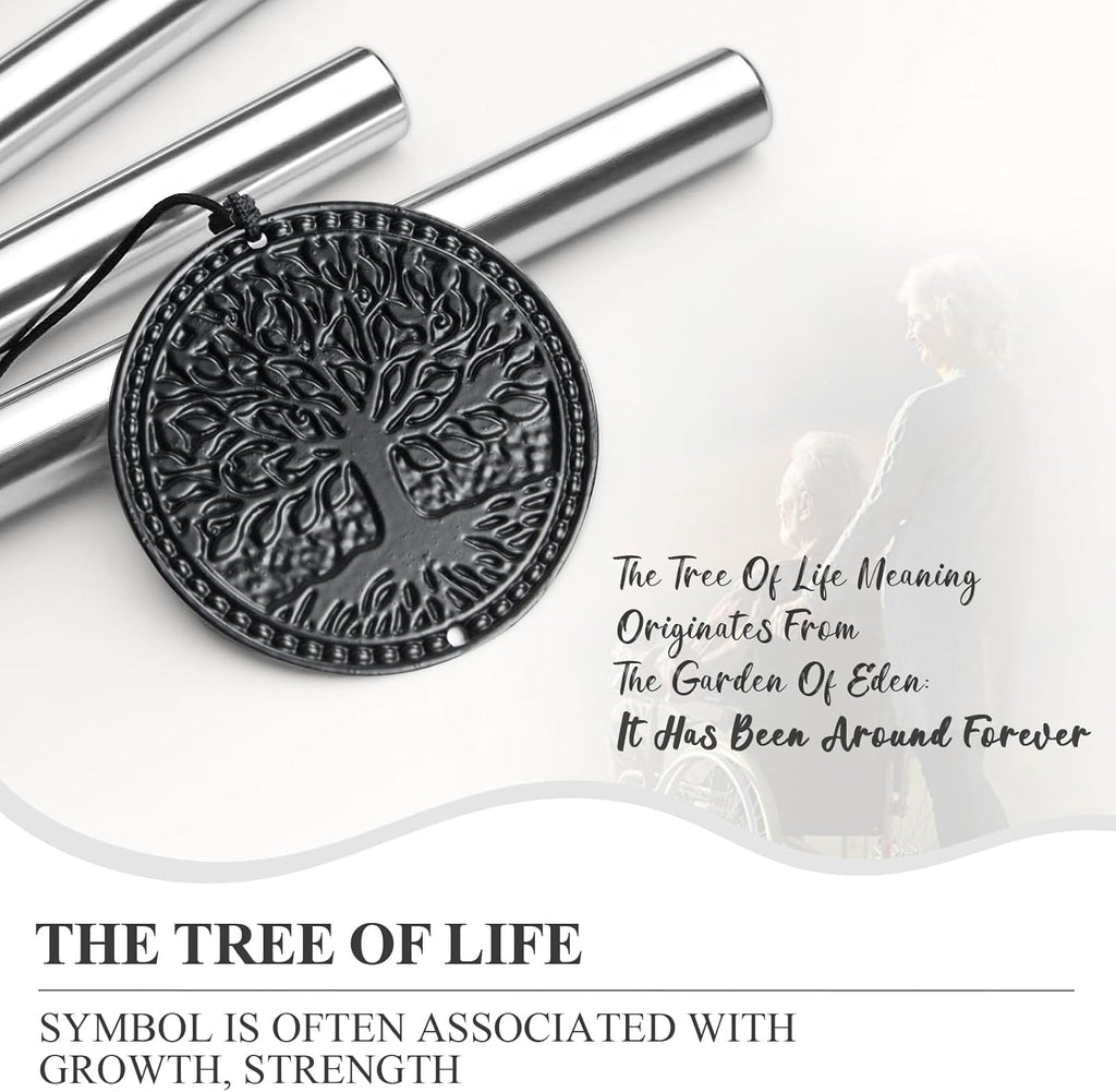 Tree of Life Memorial Wind Chimes for Loss of Loved One Z1605