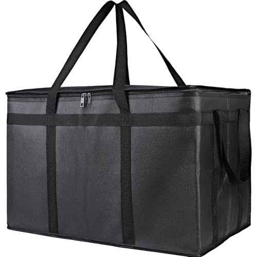 Insulated Food Delivery Bag Hot Cold Meal Carrier Cooler Tote K646948