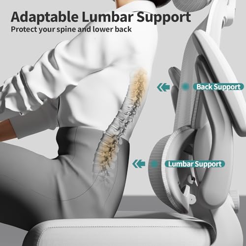Ergonomic Mesh Office Chair with Wheels, High Back, 330 LBS Capacity C667113