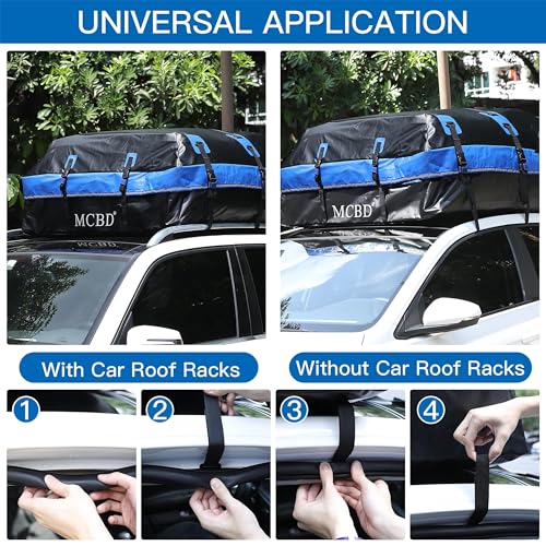 Soft-Shell Waterproof Rooftop Cargo Carrier for SUV, 21 Cubic Feet S158395