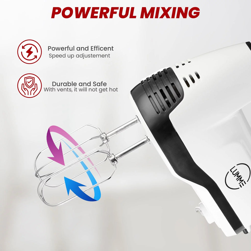 Hand Mixer 250W with 5 Speeds and Eject Button T457405