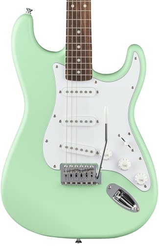 Stratocaster Electric Guitar Bundle with Amplifier, Gig Bag, Strap, Cable, Picks, and DVD S5583
